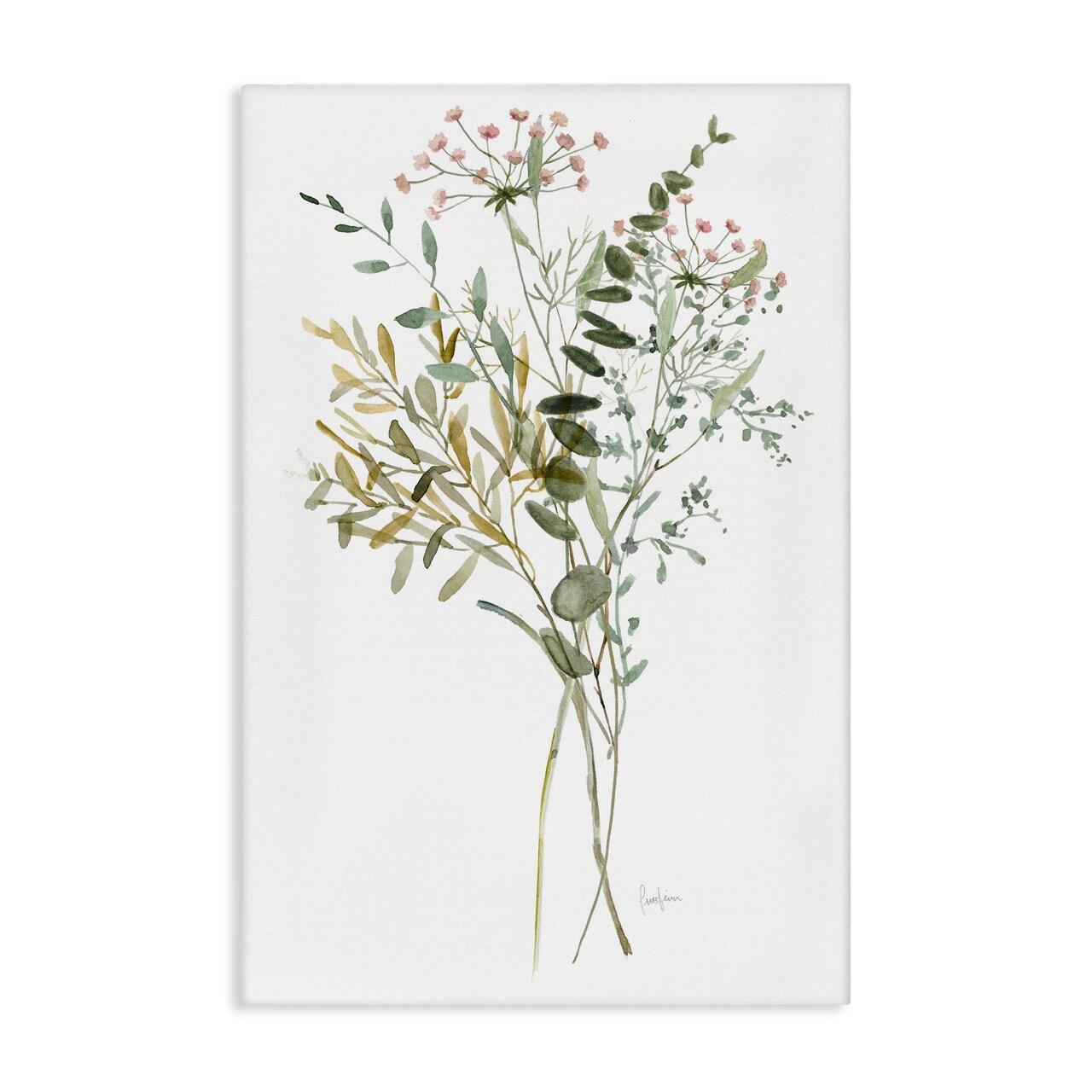 Stupell Industries Wild Country Herb Bunches Canvas By Livi Finn